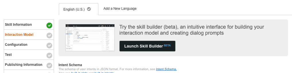 Interaction Model Page