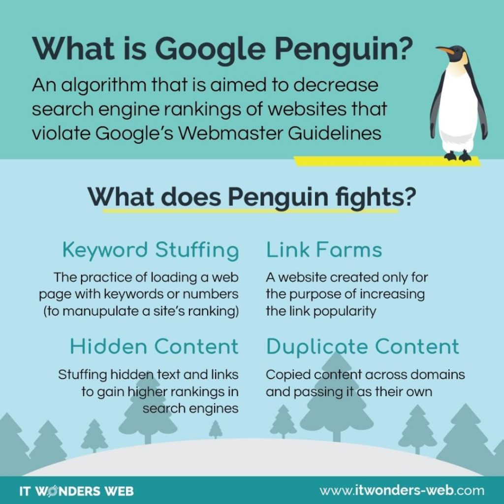 Penguin seo infographic