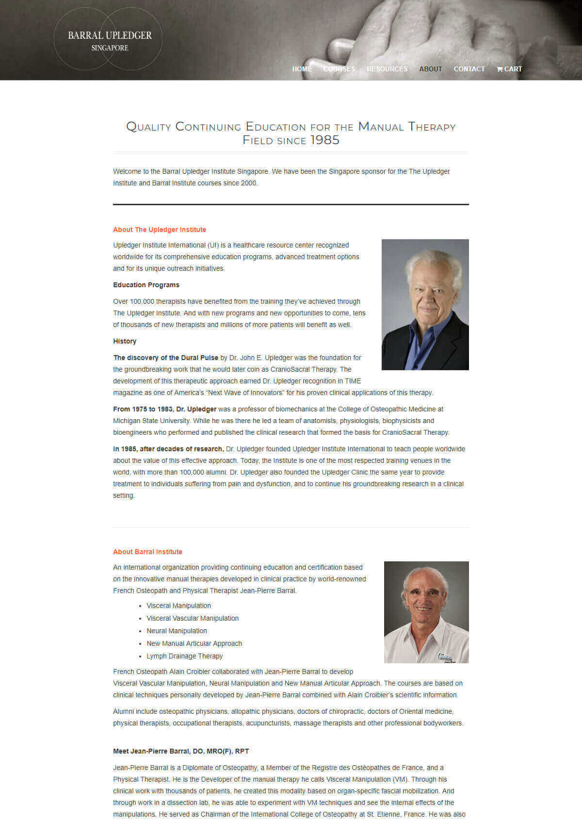 Barral UpledgerWebsite