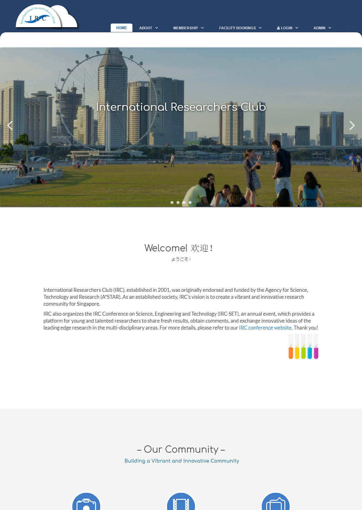 International Research ClubWebsite